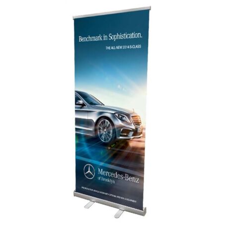 Economy retractable banner stand