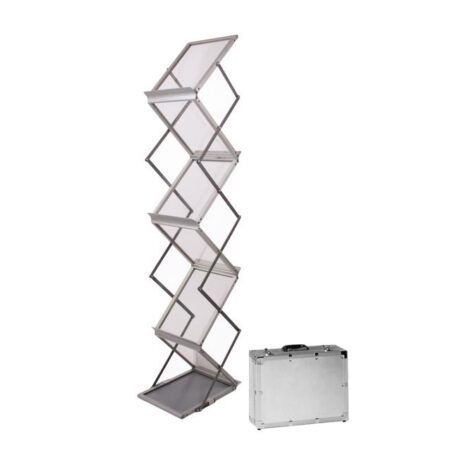 6 pocket zed up lite literature stand