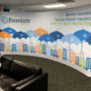 20ft curve tension fabric display