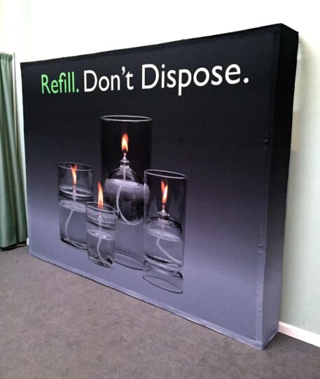 10ft Tension Fabric Pop Up Display Picture