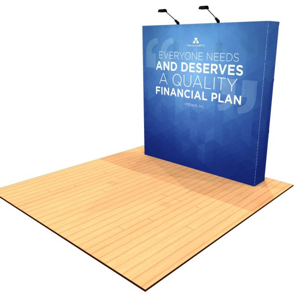 8ft Tension Fabric Pop Up Display