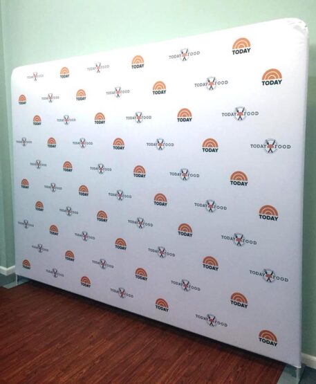 10ft Step and Repeat Tension Fabric Media Backdrop - Image 11