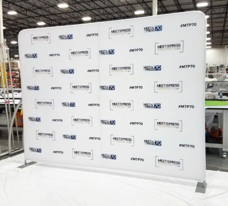 10ft Step and Repeat Tension Fabric Media Backdrop - Image 15