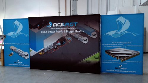 20ft tension fabric pop up display picture