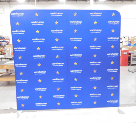 8ft Step and Repeat Tension Fabric Media Backdrop - Image 11