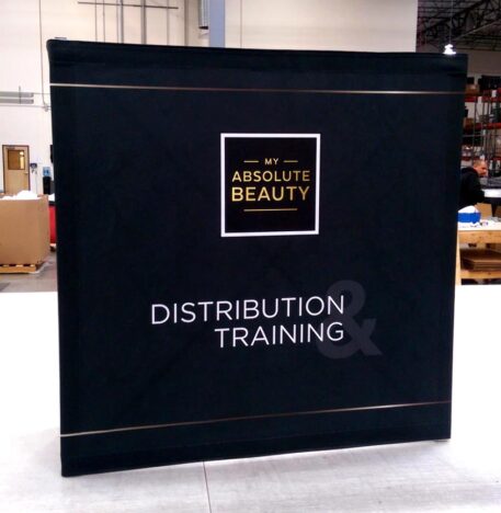 8ft Step and Repeat Pop Up Media Backdrop - Image 12