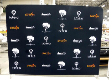 10ft Step and Repeat Tension Fabric Media Backdrop - Image 19