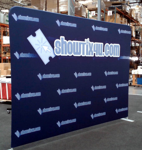 10ft Step and Repeat Tension Fabric Media Backdrop - Image 18