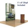 20ft tension fabric pop up display kit 5ft