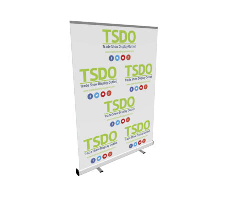 step and repeat retractable banner stand