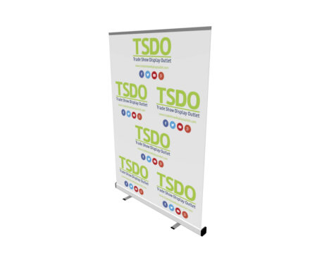step and repeat retractable banner stand