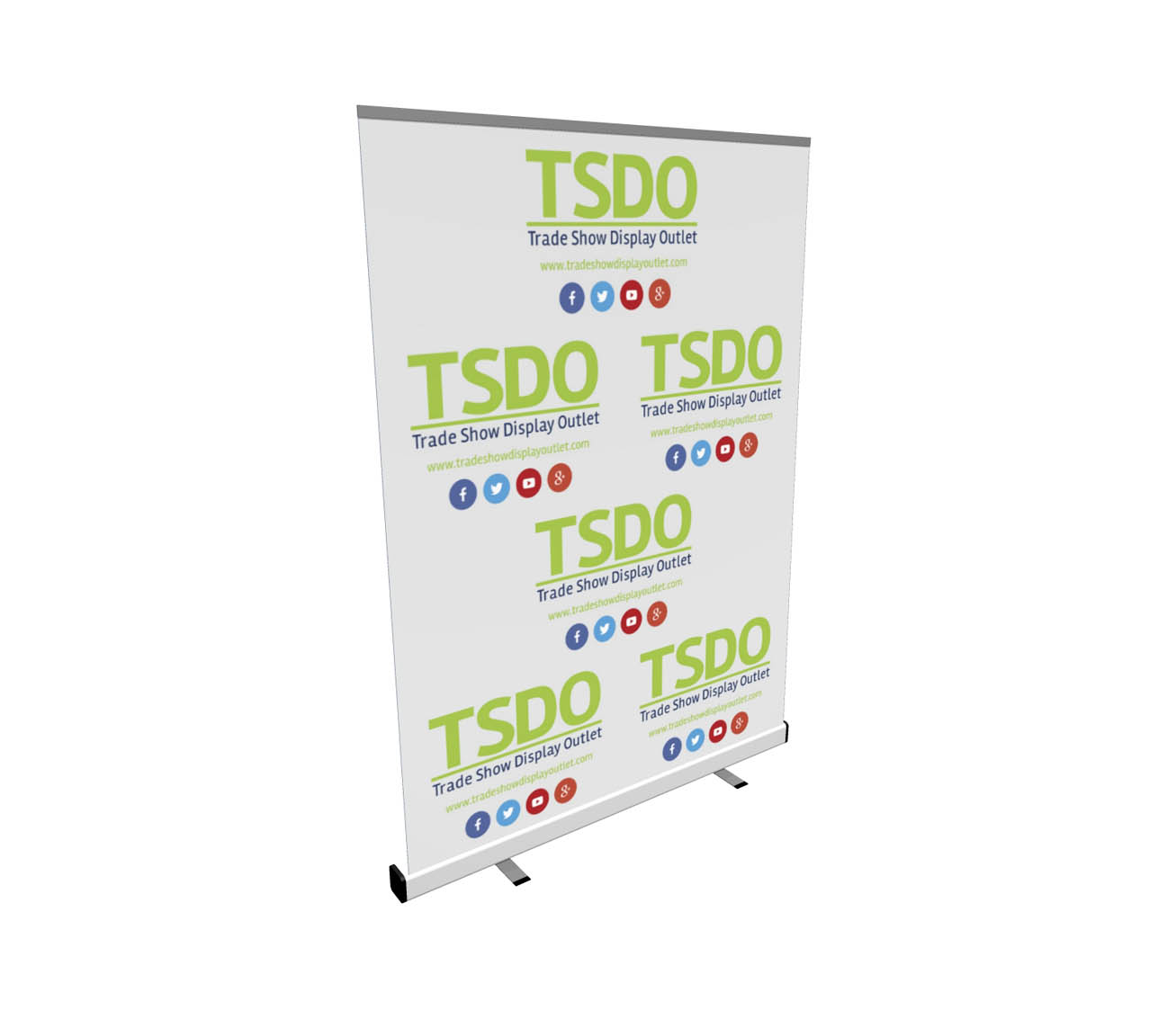 Step And Repeat Retractable Banner Stand Media Backdrop