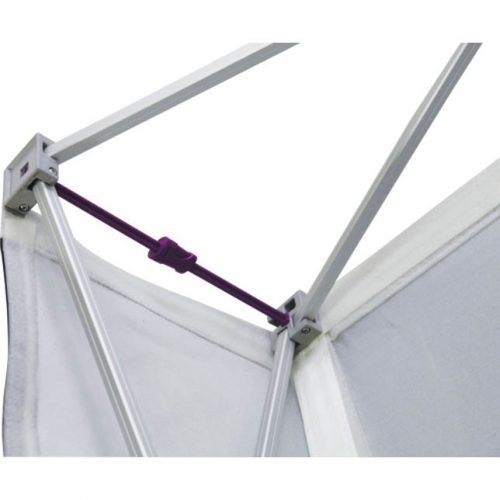 tension fabric pop up frame locking arms