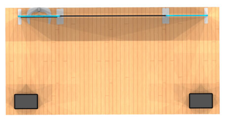 20ft Tension Fabric Display with Monitor Mount - Image 5