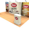 20ft tension fabric pop up modular kit angle