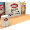 20ft tension fabric pop up modular kit full