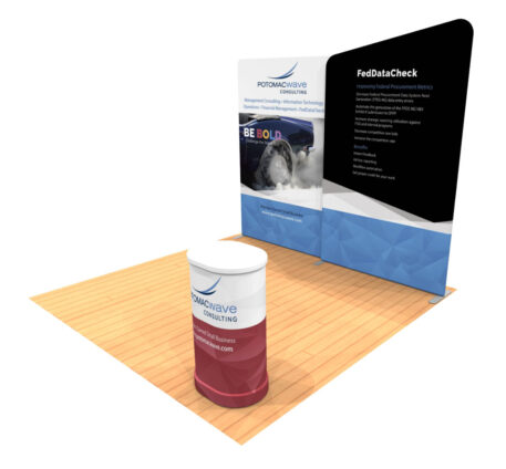 segments 10ft tension fabric display kit 5 full
