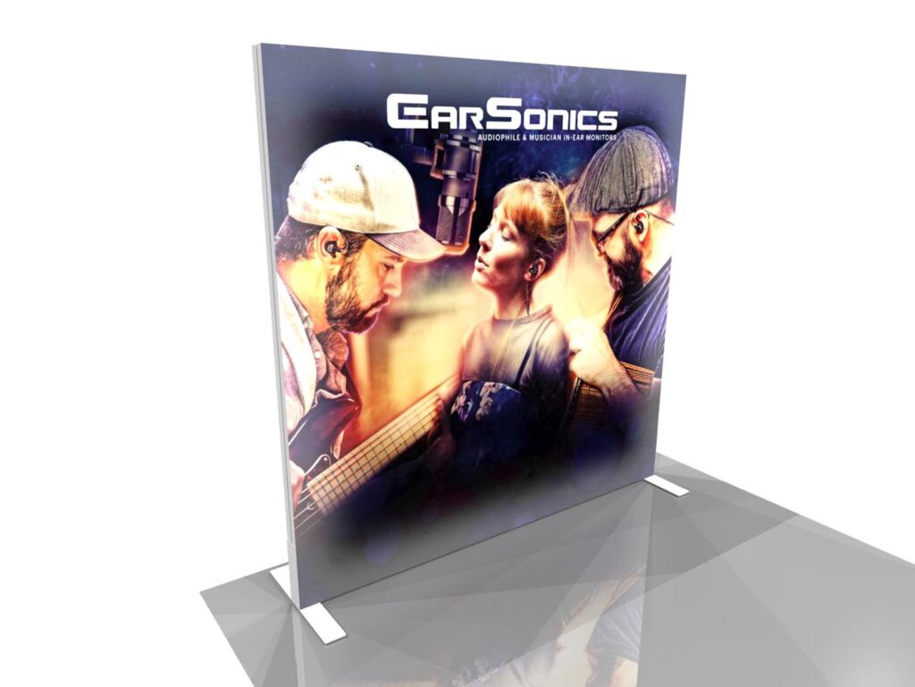 8ft Vector Frame Essential Lightbox | 8ft x 8ft Backlit Trade Show Display