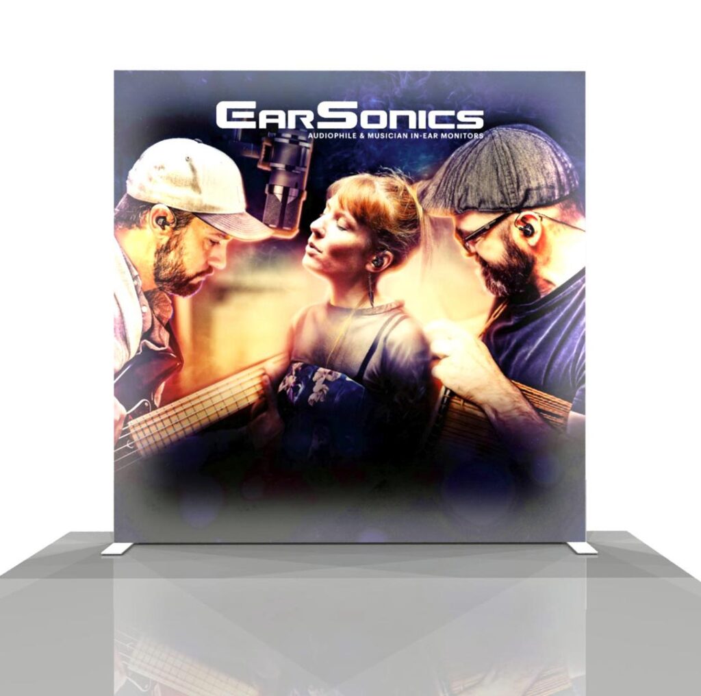 8ft Vector Frame Essential Lightbox | 8ft x 8ft Backlit Trade Show Display