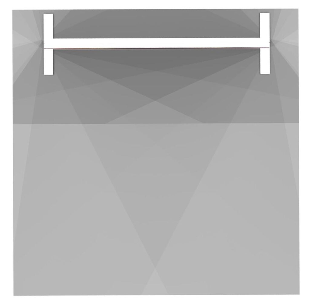 8ft Vector Frame Essential Lightbox | 8ft x 8ft Backlit Trade Show Display