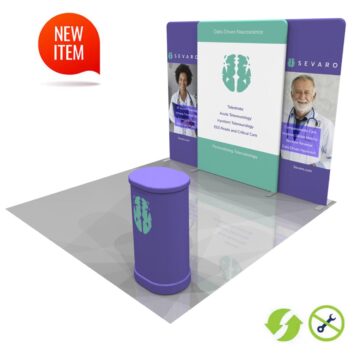 segments 10ft tension fabric display kit 11