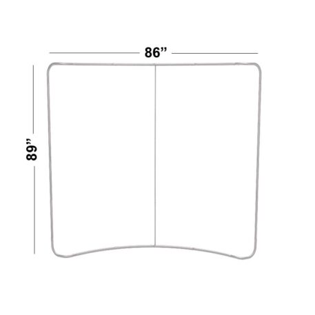 Waveline 8ft Curve Dimensions